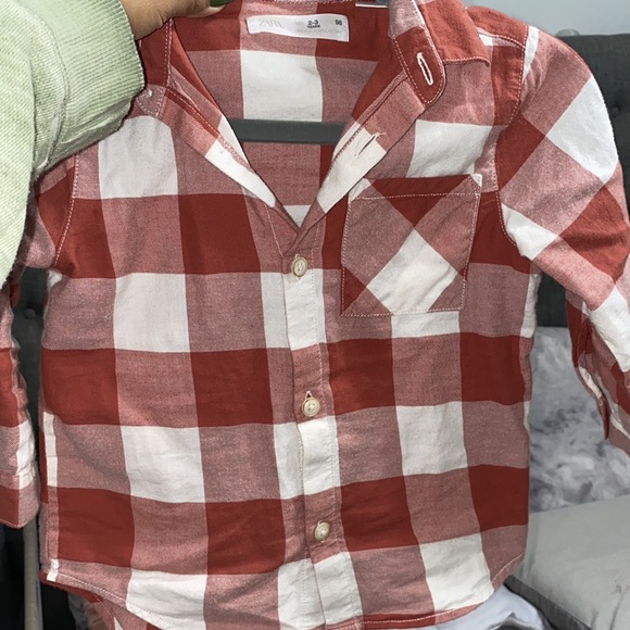 Toddler boy flannel- gently used - Picture 4 of 4